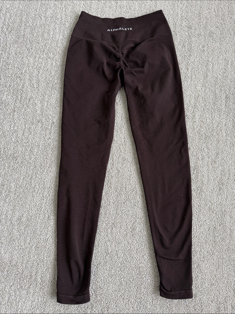 Dark Brown Scrunch-Butt Leggings